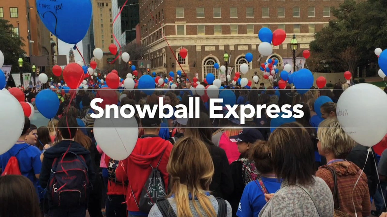 Gold Star family moment from the Snowball Express documentary and event production