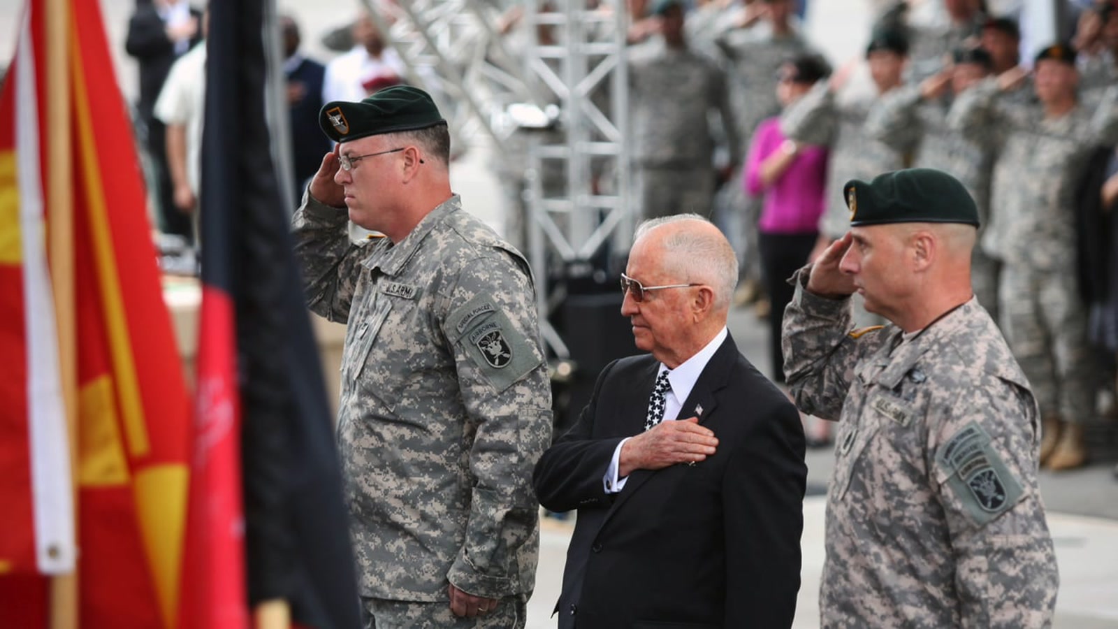 Still from the Ross Perot: A Life of Service memorial tribute film